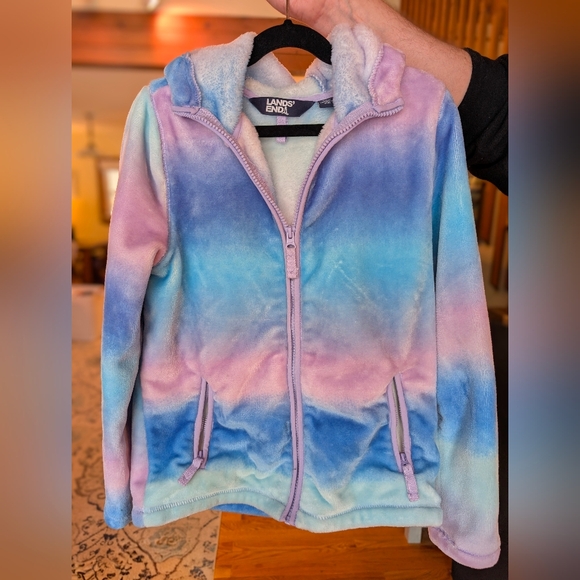 Lands' End Other - Lands' End Kids' Pastel Ombre Fleece Jacket